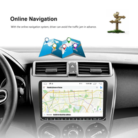 Yeanav 9 ''2 Din Android 12 Autoradio stéréo vidéo Autoradio GPS Wifi BT FM pour Volkswagen/VW/Polo/Passat /SEAT/Toledo
