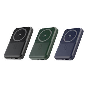 Mini banco de energía inalámbrico magnético portátil de la <span class=keywords><strong>mejor</strong></span> venta <span class=keywords><strong>para</strong></span> teléfono móvil <span class=keywords><strong>Cargador</strong></span> rápido inalámbrico de 15W con soporte <span class=keywords><strong>para</strong></span> exteriores - Product Image 1