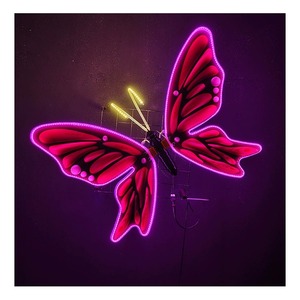 Wholesale Waterproof LED Butterfly Lights Decorations Outdoor Party Props And Wedding Backdrop Mariposa Led Con Movimiento