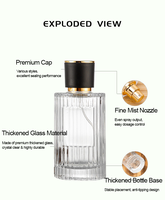 Etiqueta Personalizada, Botella de Perfume Vacía de Lujo de 30 ml, 100 ml, 50 ml, Botella de Perfume de Lujo de 10 ml con Tapa Magnética, Fabricación en Fábrica de 30 ml