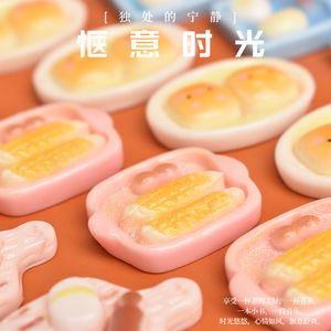 Lindo Cabujón de Resina con Forma de Bandeja de Desayuno para Hacer Joyas DIY y Decoración de Paisajes en Miniatura - Product Image 4