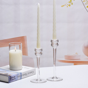 Clear Acrylic Candlestick Tall Table Centerpieces Multi-head Candelabras Wedding <strong>Candle</strong> <strong>Holder</strong> For Restaurant Main Table Decor - Product Image 1