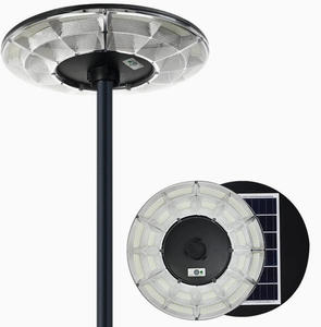 ไฟถนนโซลาร์เซลล์ UFO รุ่นใหม่ 1000W กันน้ำ IP65 ไฟสปอร์ตไลท์โซลาร์เซลล์ 450LED โคมไฟเสาสำหรับลานบ้าน ถนน และภูมิทัศน์ - Product Image 3