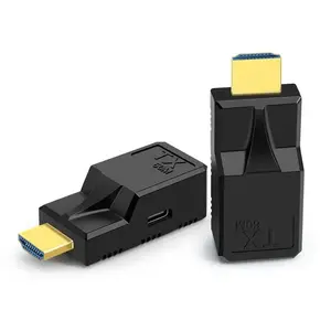 高清1080P 60M HDMI 1.4扩展器到局域网RJ45发射器接收器，通过以太网6猫HDMI扩展器