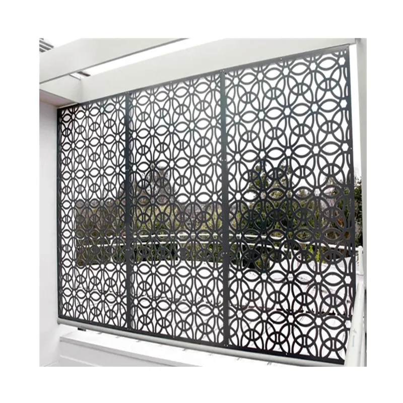 장식 알루미늄 레이저 컷 게이트 정원 게이트 금속 펜싱 패널 야외 개인 정보 보호 화면