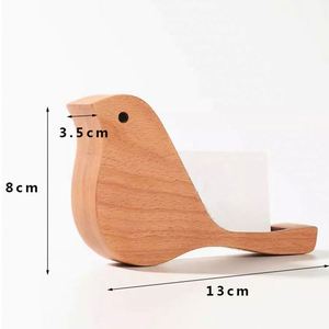 Wholesale Wooden <b>Bird</b> Model Business Card Holder Desktop Business Card Display <b>Stand</b> - Product Image 4