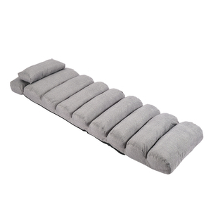 Hitree Comoda Poltrona Pieghevole Imbottita Regolabile Senza Gambe con Schienale in Tubo d'Acciaio, Capacità 150kg, Sedia da Terra Tipo Divano - Product Image 5