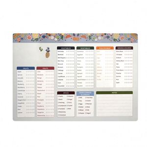 Ecofriendly Custom Paper Pvc Magnetic <b>Sheets</b> Refrigerator A4 Printed Flexibed Food Timetable Fridge Magnet - Product Image 2