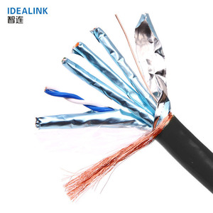 Prezzo di fabbrica Su Misura 100m 305m Standard di Rame FTP SFTP <span class=keywords><strong>UTP</strong></span> <span class=keywords><strong>Cat</strong></span>. <span class=keywords><strong>7</strong></span> Cavo di Rete Lan Via Cavo Cat6 Cat7 - Product Image 1