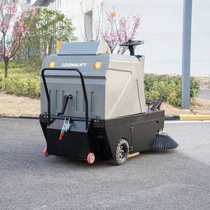 Everlift Ride on <b>Floor</b> Sweeper Machine 1250mm <b>Cleaning</b> Width 6800㎡ H High Efficiency for Warehouse Factory - Product Image 3