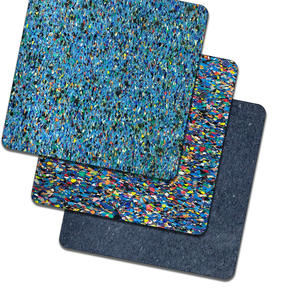 Tapis de sol acoustiques insonorisants et anti-vibrations en caoutchouc PU Dingye 10 mm pour sols flottants, gymnases et hôtels - Product Image 2