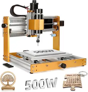 Husillo de 500w, enrutador CNC 3018 PLUS, máquina de metal completa para corte MDF