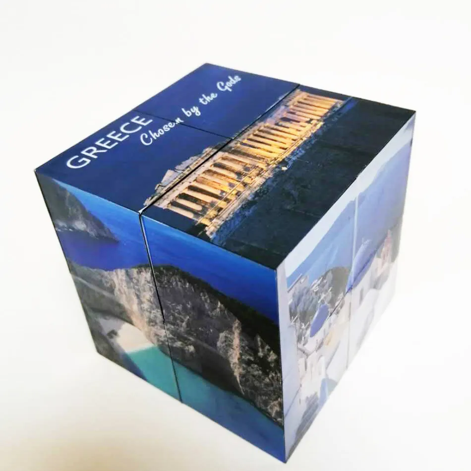 6 centimetri Pubblicità Magia Pieghevole Cubo Promozionale Magia 3d Cube