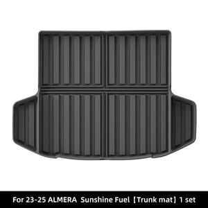 แผ่นรองพื้นท้ายรถ TPE แบบสั่งทำพิเศษ สำหรับรถยนต์นิสสัน อัลเมร่า (พวงมาลัยขวา) ปี <span class=keywords><strong>2023</strong></span>-2025 - ออกแบบพอดี, กันน้ำ, ป้องกันสิ่งสกปรก, จัดส่งรวดเร็ว - Product Image 6