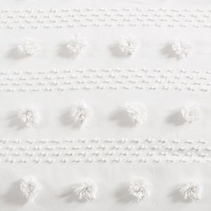 Juego de edredón tejido DB Jacquard con estampado Floral de poliéster suave disponible Super King Queen 6 uds Clip para Home Hotel - Product Image 4