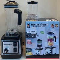 E-commerce krachtige foodprocessor met roestvrijstalen behuizing, 2,5 liter inhoud, voor fruit en groenten