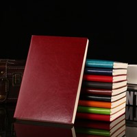 Carnet de notes de bureau personnalisé A5 en similicuir, carnet épais, agenda, planificateur de travail, logo/code QR personnalisé, boîte cadeau