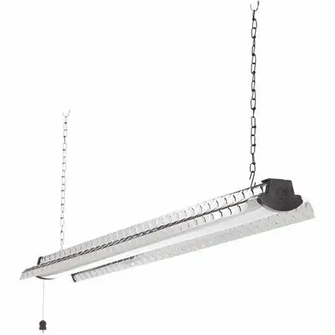 Iluminação linear linkable 54w, instalação de luz led para escritório, escola, garagem