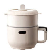 Cuisinière électrique Mini poêle à frire Couvercle en verre trempé Revêtement antiadhésif 2,0 L Contrôle mécanique Classe énergétique efficace Portable pour
