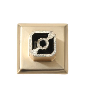 Square <b>Cabinet</b> <b>Knob</b> Rose <b>Gold</b> Zinc Alloy Minimalist Style Drawer Handle Durable Home Hardware Accessory - Product Image 4