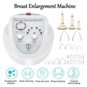 Professional Breast Enhancement 2 1 Cupping Vacuum Therapy Cellulite Buttocks Lifting <b>Massager</b> Beauty <b>Machine</b> for Home Use - Product Image 3