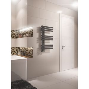 Scaldasalviette Elettrico da Parete, Radiatori Portasciugamani Verticali Riscaldati per il Bagno - Product Image 6