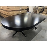 Table à manger de poker YH 10 personnes en bois massif Texas Holdem avec couvercle