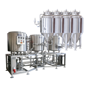 Thương mại thép không gỉ 500L máy pha bia lạnh với hệ thống làm mát bình áp lực để sản xuất bia đồ uống có cồn khác - Product Image 1