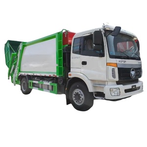 Camión <span class=keywords><strong>Compactador</strong></span> de <span class=keywords><strong>Basura</strong></span> Foton Aumark 4x2, 14 M3, Carga Trasera, Caja de Carga de 1 Tonelada, Vehículo de Recolección de Residuos - Product Image 1