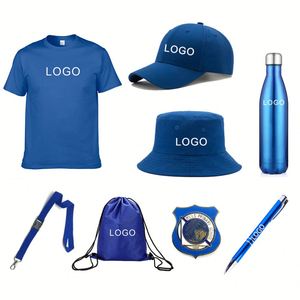 Set de Regalo Promocional con Logotipo Personalizado, Kit de Regalo Corporativo 8 en 1 con Camiseta, Gorra, Botella, Bolsa con Cordón, Personalizado - Product Image 1