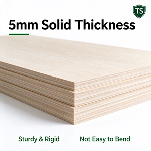 Contrachapado de Madera de Tilo Personalizado de 5 mm de Grosor para Corte Láser, Manualidades, Modelos, Modelado Arquitectónico - Product Image 3