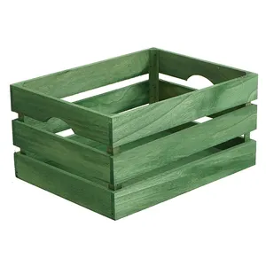 Wood Crate Fruit Vegetable Wooden Box