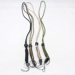 Hand Woven Airplane Buckle Customized Nylon Lanyards for Mobile Phone Necklace Seven Core Umbrella Rope <b>Camera</b> Hanging Rope - Product Image 5