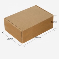 Boîtes en carton kraft vierges personnalisées avec logo, en gros, à prix abordable, pour l'emballage