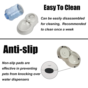 Large Capacity Eco-Friendly Portable Plastic Pet Fountain Cat Dog <b>Water</b> Drinking Manual Pet Feeder Bowls Food <b>Dispenser</b> - Product Image 5