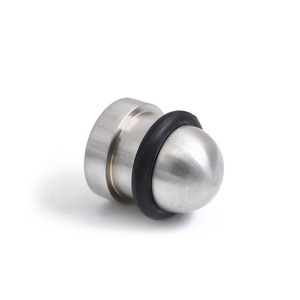 Unique Design Door <b>Stopper</b> Small Rubber Ring Stainless Steel Floor Mounted Door <b>Stopper</b> - Product Image 2