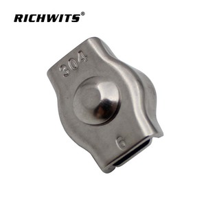 คลิปหนีบลวดสลิง RICHWITS สแตนเลส 304 ขนาด 10 มม. สำหรับเชื่อมต่อสายสลิง - Product Image 1