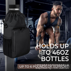 Bolsa de Gimnasio para Venta en Vivo de Comercio Electrónico, Botella Magnética Portátil de Poliéster con Ventosa Magnética de Hierro para Agua - Product Image 2