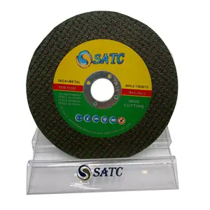 Disco abrasivo de corte para Metal, disco de molienda y corte SATC de acero inoxidable, 105mm, 4 pulgadas, 1,2mm de grosor, gran oferta
