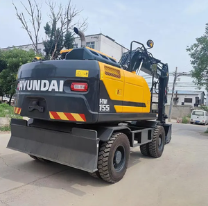 China Escavadeira De Rodas 15T 0.58m3 HW155 HW150 HW150N 16T <span class=keywords><strong>0.6m3</strong></span> 0.65m3 Escavadeira Hidráulica - Product Image 2