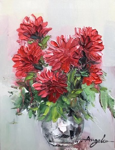 Peinture à l'huile sur toile faite à la main, <span class=keywords><strong>fleur</strong></span> <span class=keywords><strong>de</strong></span> <span class=keywords><strong>lotus</strong></span>, <span class=keywords><strong>décoration</strong></span> <span class=keywords><strong>murale</strong></span> - Product Image 6