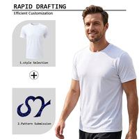 Camiseta Deportiva Personalizable de Secado Rápido y Cómoda para Hombre, Venta Caliente, Calidad al por Mayor, Nueva Llegada, Cuello Redondo, para Entrenamiento y Ejercicio