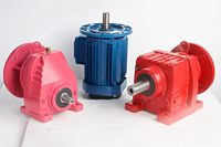 Moteur à engrenages hélicoïdaux triphasé R37 R47 7,5 kW, boîte de réducteur de vitesse, efficacité IE2, entièrement fermé pour installation minière