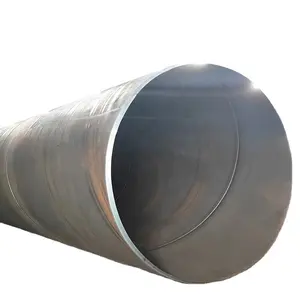 ASTM A53 A252 helical submerged arc welding cement lined steel pipe
