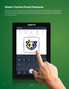 Thông minh ricoma SMP thêu vi tính thiết bị với thời gian thực chủ đề phá vỡ phát hiện và RGB đèn cảnh báo - Product Image 4