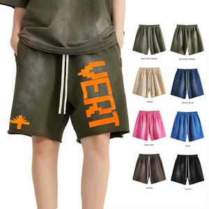 Pantalones Cortos de Algodón 100% con Lavado Ácido, Impresión 3D Vintage, Impresión Personalizada con Logotipo, Impresión por Serigrafía Personalizada - Product Image 3