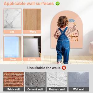 Tableau blanc magnétique multifonctionnel auto-adhésif de bonne qualité, tableau à dessin, tableau noir, 6,5 pouces pour enfants, <span class=keywords><strong>Newlife</strong></span> - Product Image 5