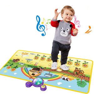Tapis musical éducatif pour enfants, simulation de jeu de piano, sons d'animaux, chansons pour enfants, jouet éducatif pour tout-petits, cadeau pour enfants - Product Image 1