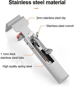 Serres et clips de fixation réglables en acier au carbone pour montage frontal d'armoires - <span class=keywords><strong>Mesure</strong></span> en pouces - Product Image 6