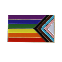 Lage Moq Metalen Badge Kwaliteit Nieuwe Ontwerp Vlag Zacht Email Pinnen Custom Hard Reversspeldjes